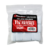 KleenBore 1-1/4 inch patches, white, 500-pack